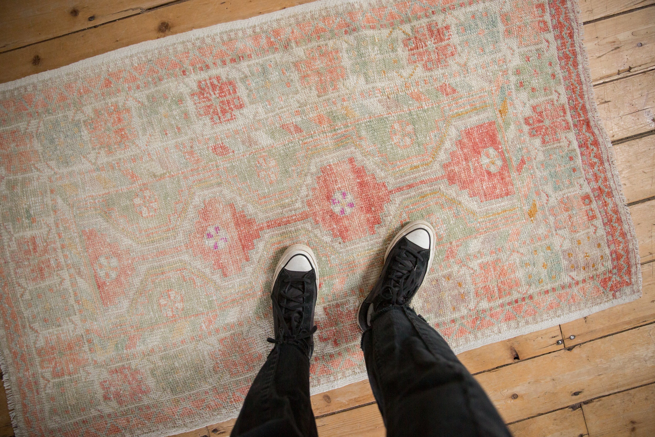 3x5 Vintage Distressed Oushak Rug