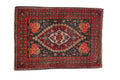 2x3 Vintage Fine Kashan Rug Mat