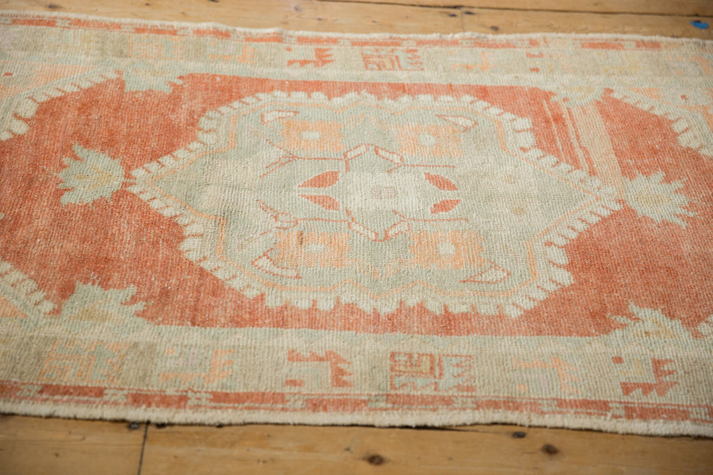 3x6 Vintage Distressed Oushak Rug Runner