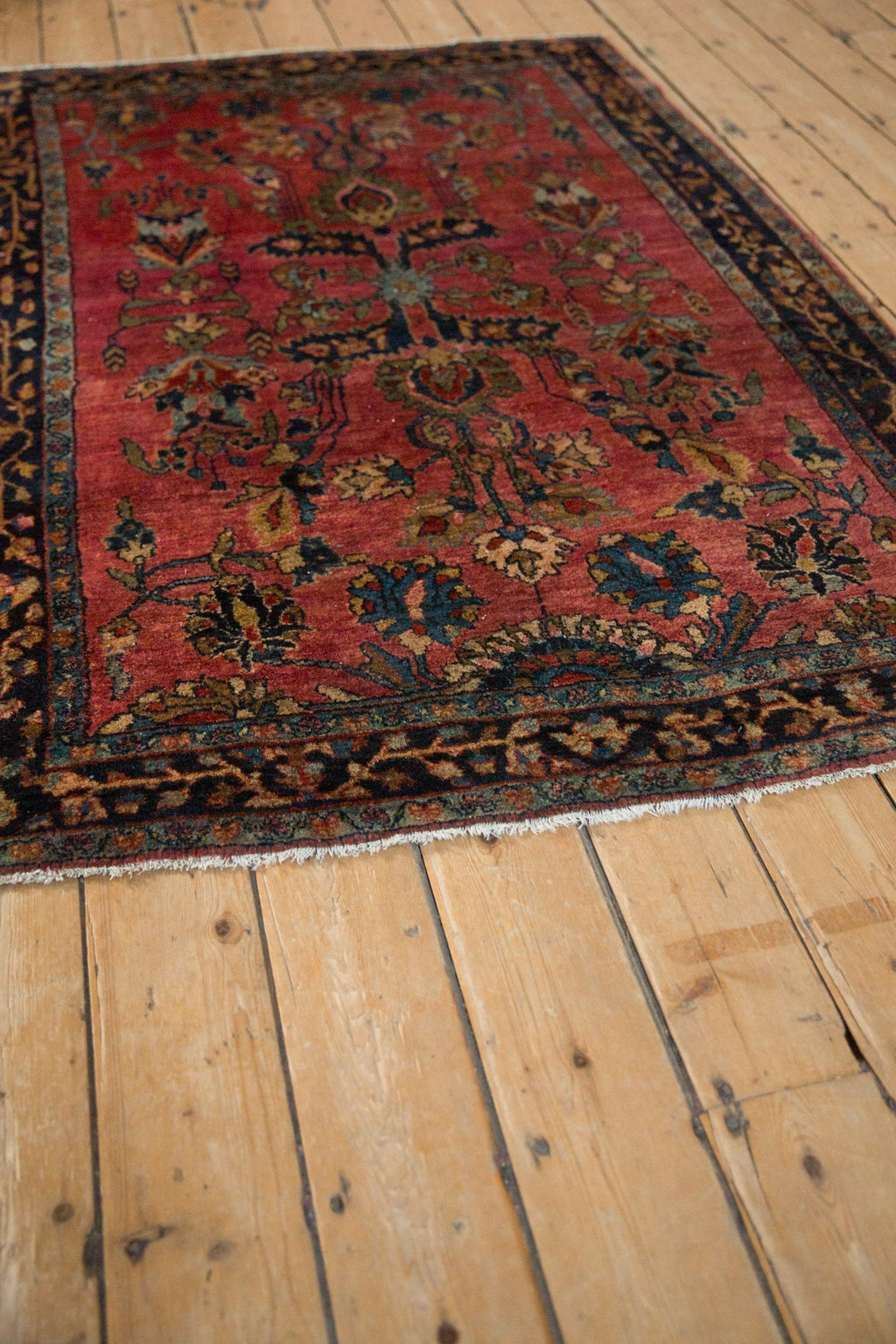 4x6.5 Antique Fine Sarouk Rug