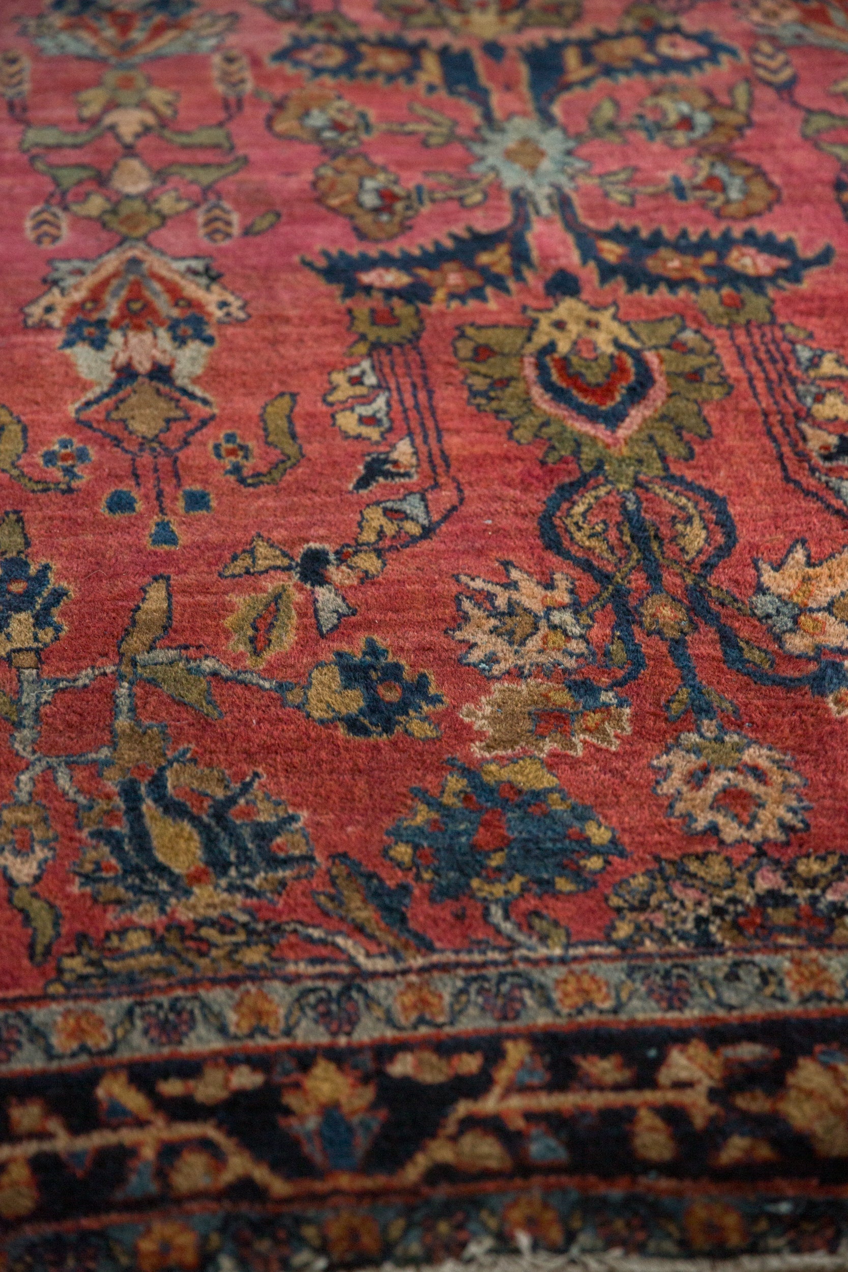 4x6.5 Antique Fine Sarouk Rug