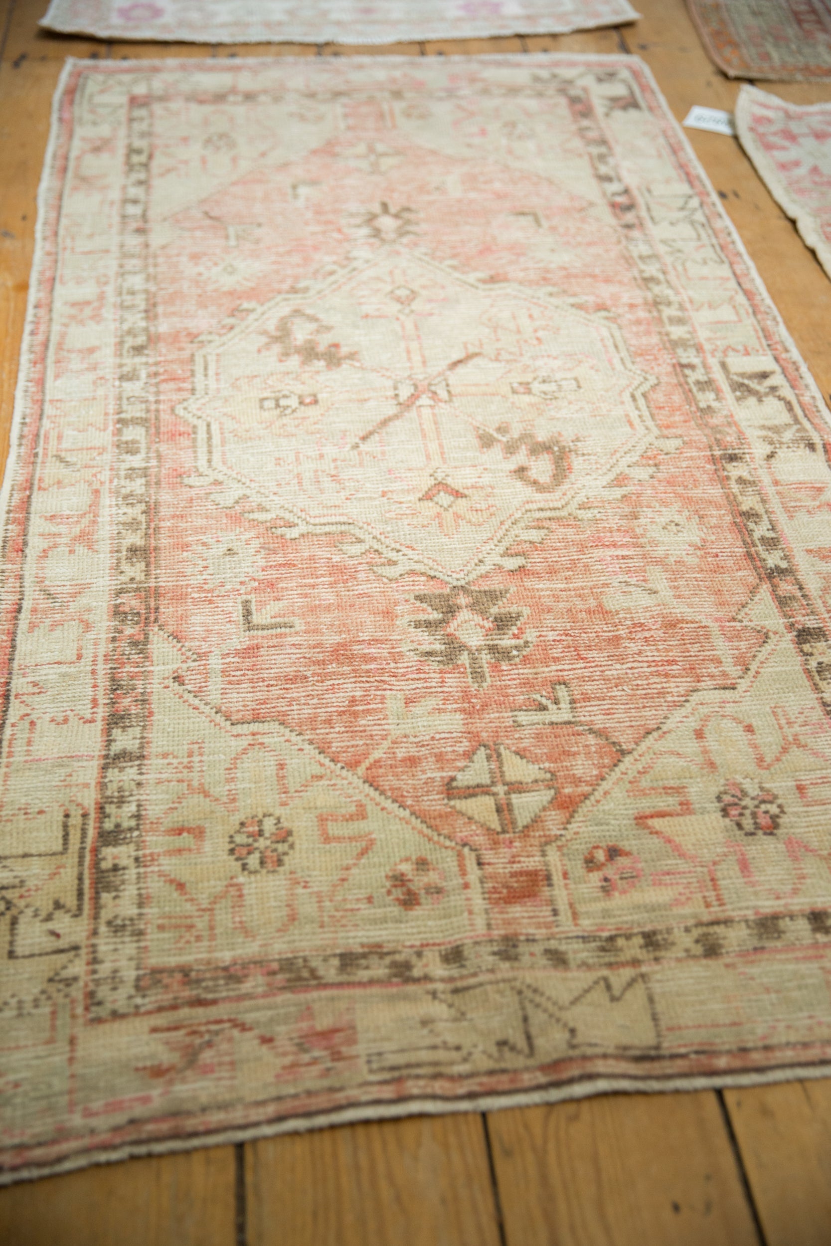 2.5x5 Vintage Distressed Oushak Rug Runner