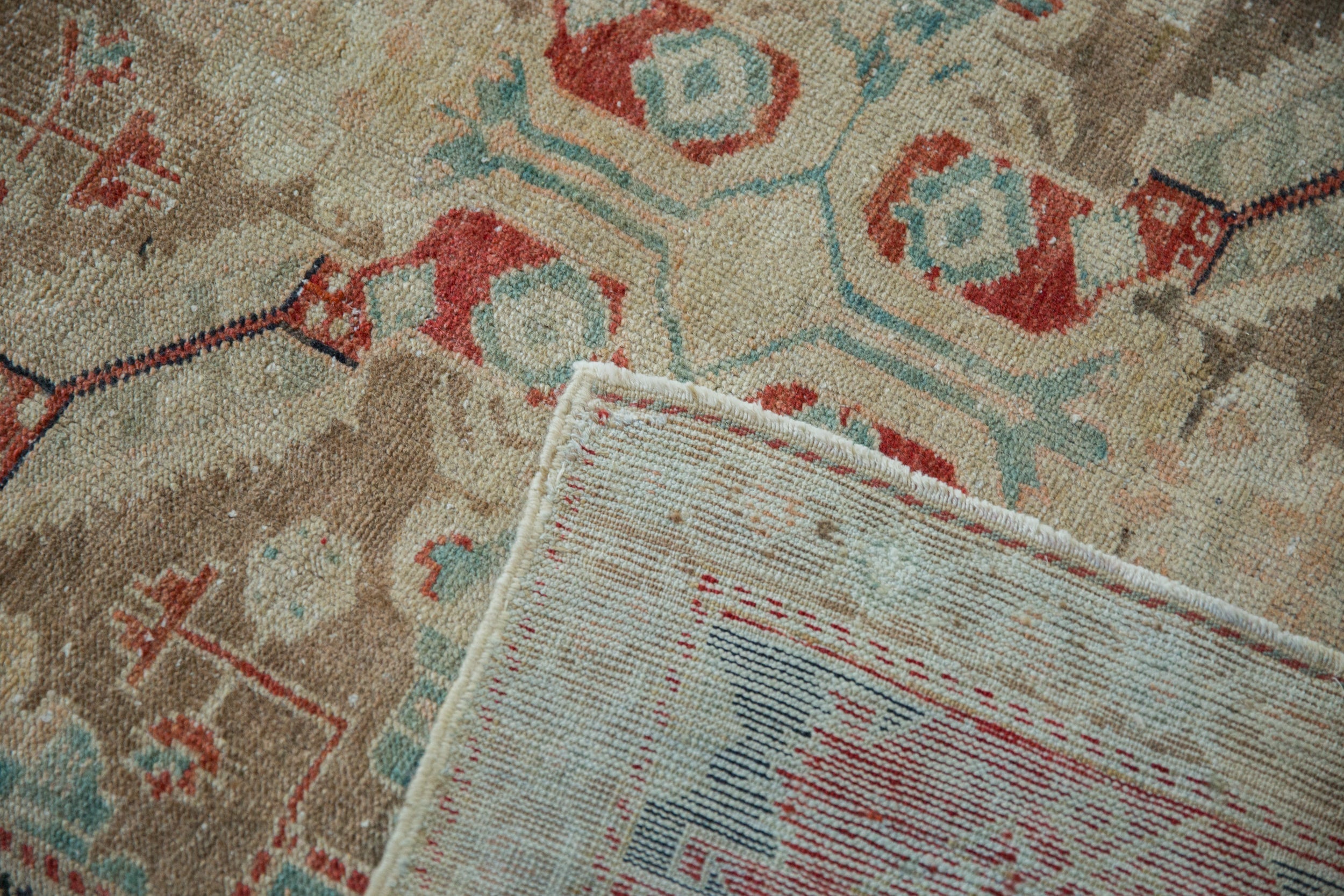 4x5.5 Vintage Distressed Anatolian Rug