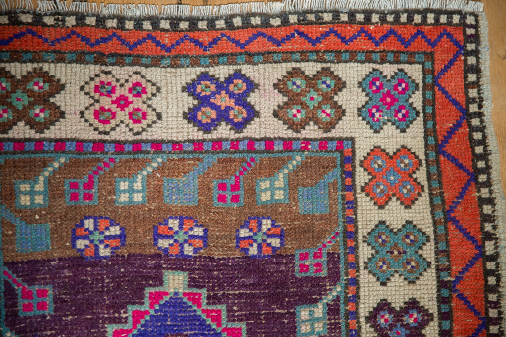 2.5x4.5 Vintage Distressed Oushak Rug