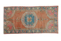 2.5x5 Vintage Distressed Oushak Rug Runner