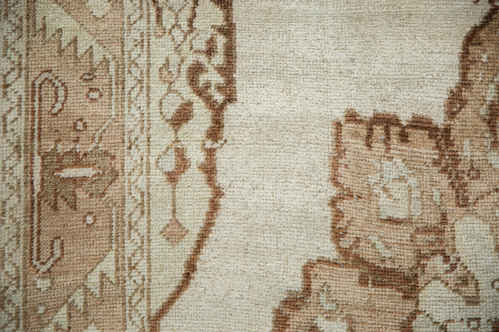 4x9 Vintage Distressed Oushak Rug Runner