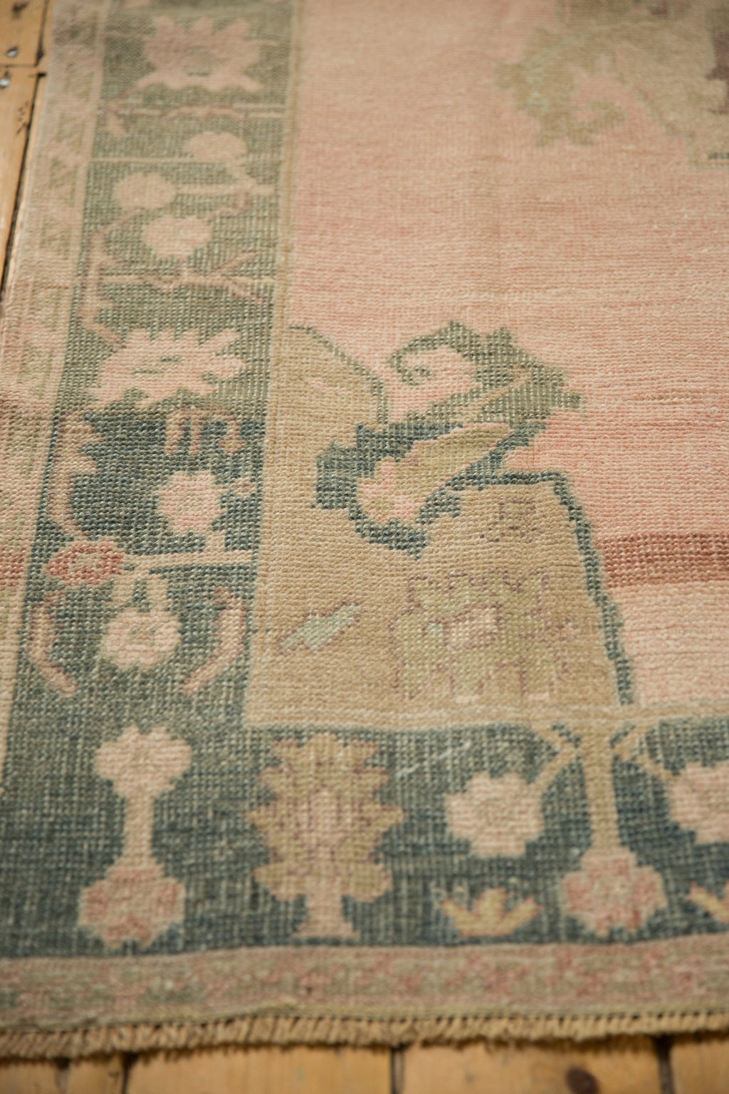 4x6.5 Vintage Distressed Oushak Rug