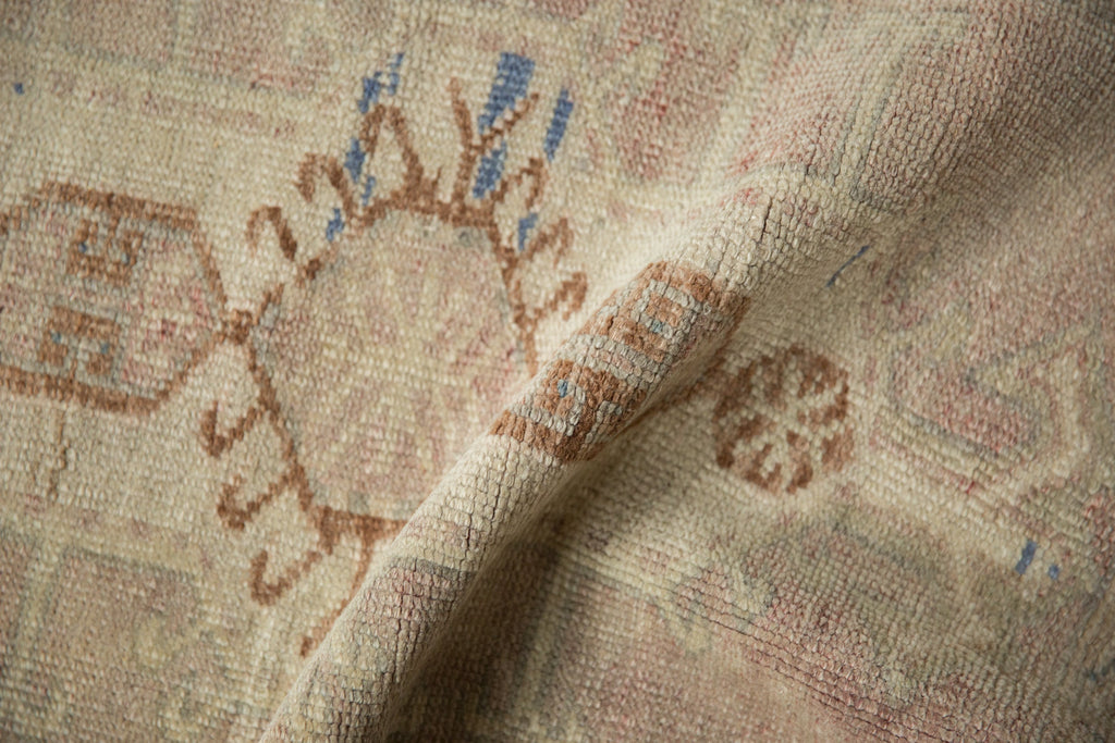 1.5x3 Vintage Distressed Oushak Rug Mat
