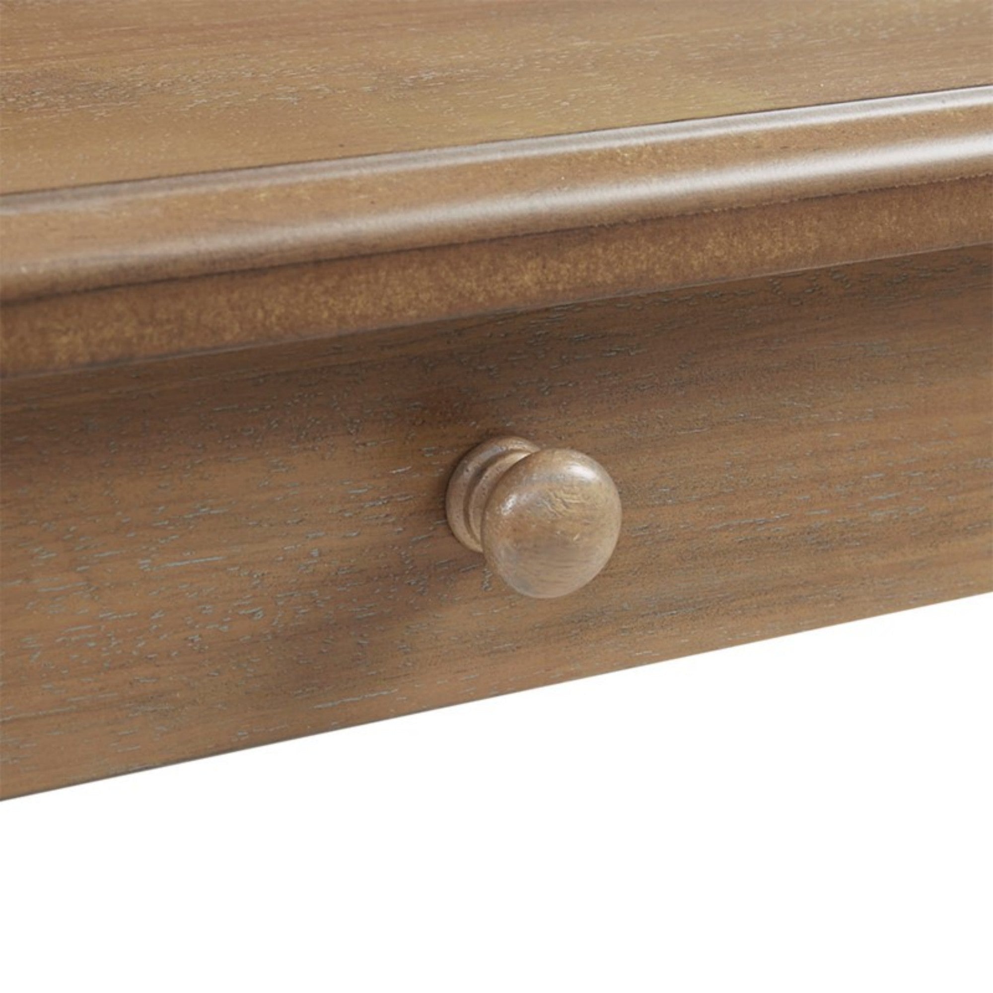 Tabitha Desk with Drawer and Turned Legs in Reclaimed Natural Finish
