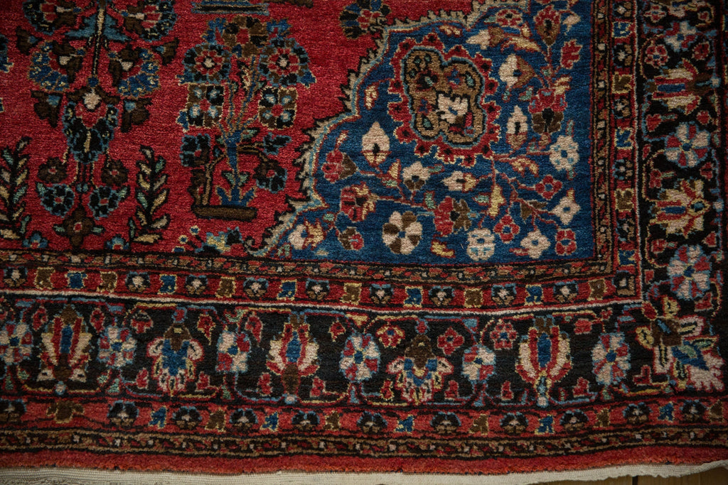 4.5x7 Vintage Sarouk Rug