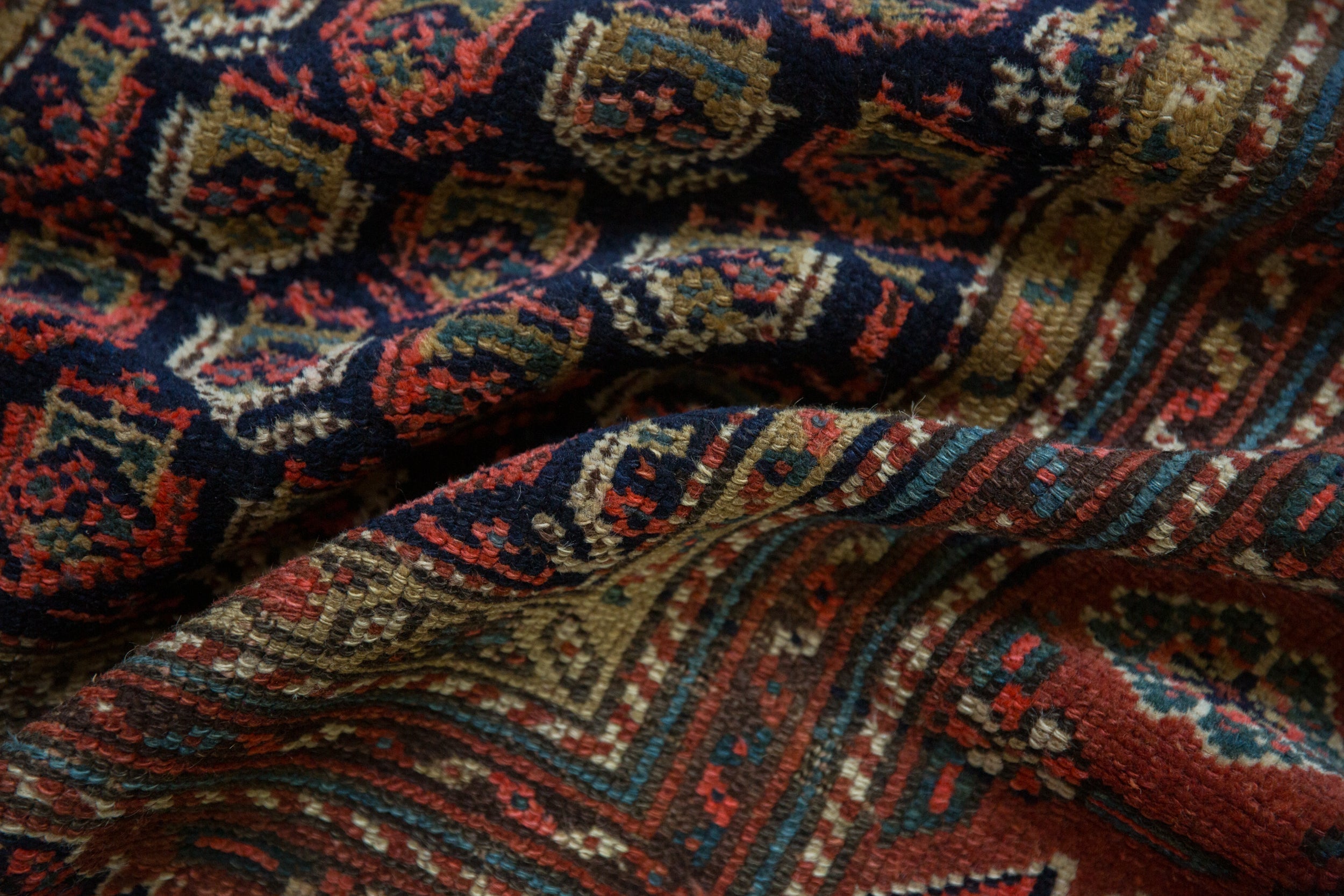 4x6 Antique Kurdish Hamadan Rug