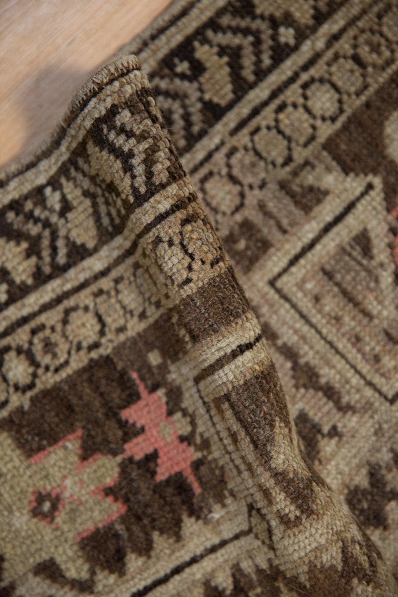 2x2.5 Antique Caucasian Square Rug Mat