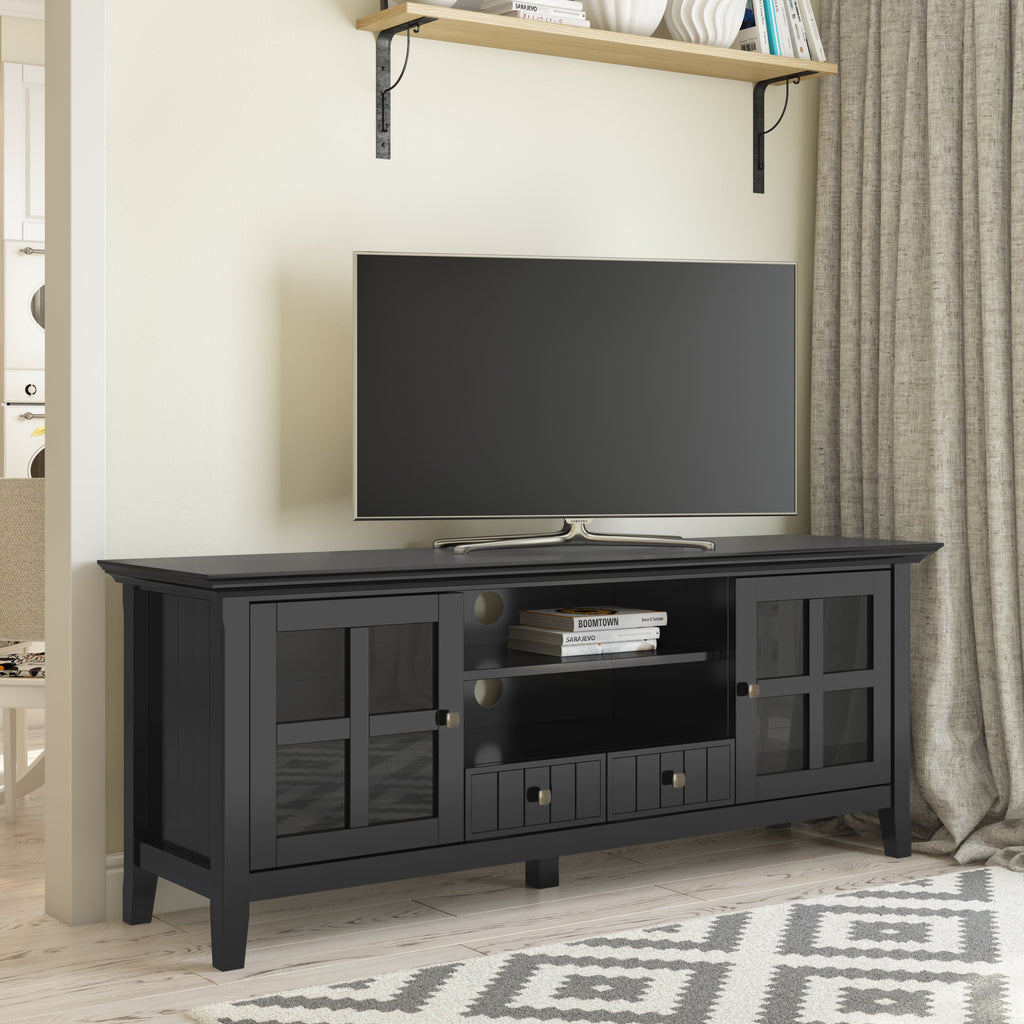 Acadian - 60' TV Media Stand - Black