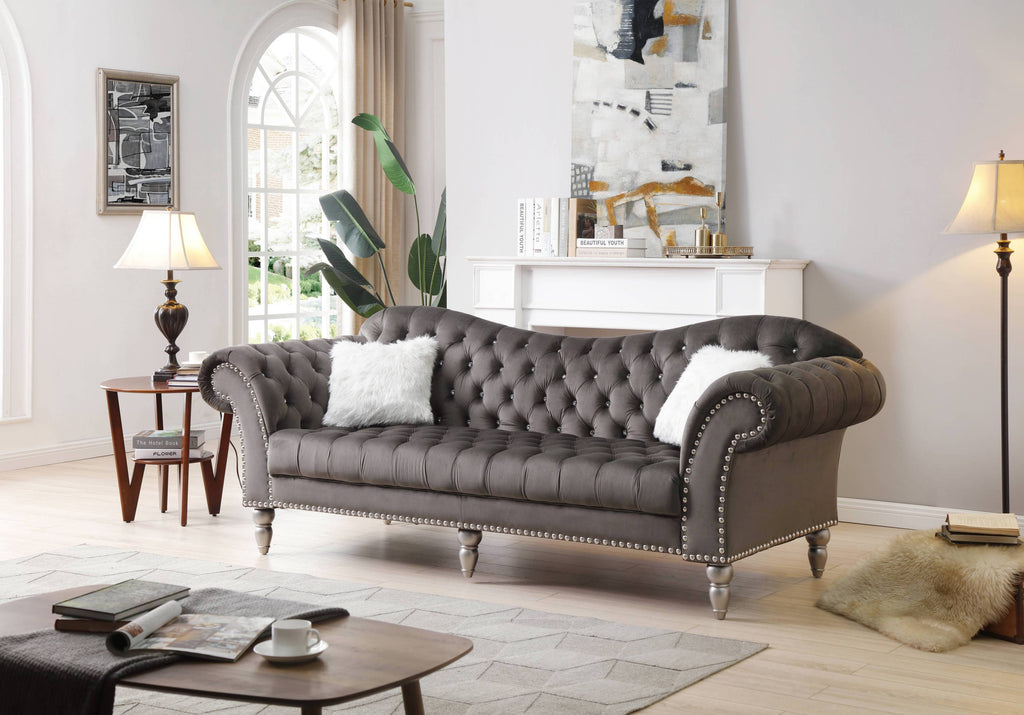 Wilshire G0951A-S Sofa , DARK GRAY