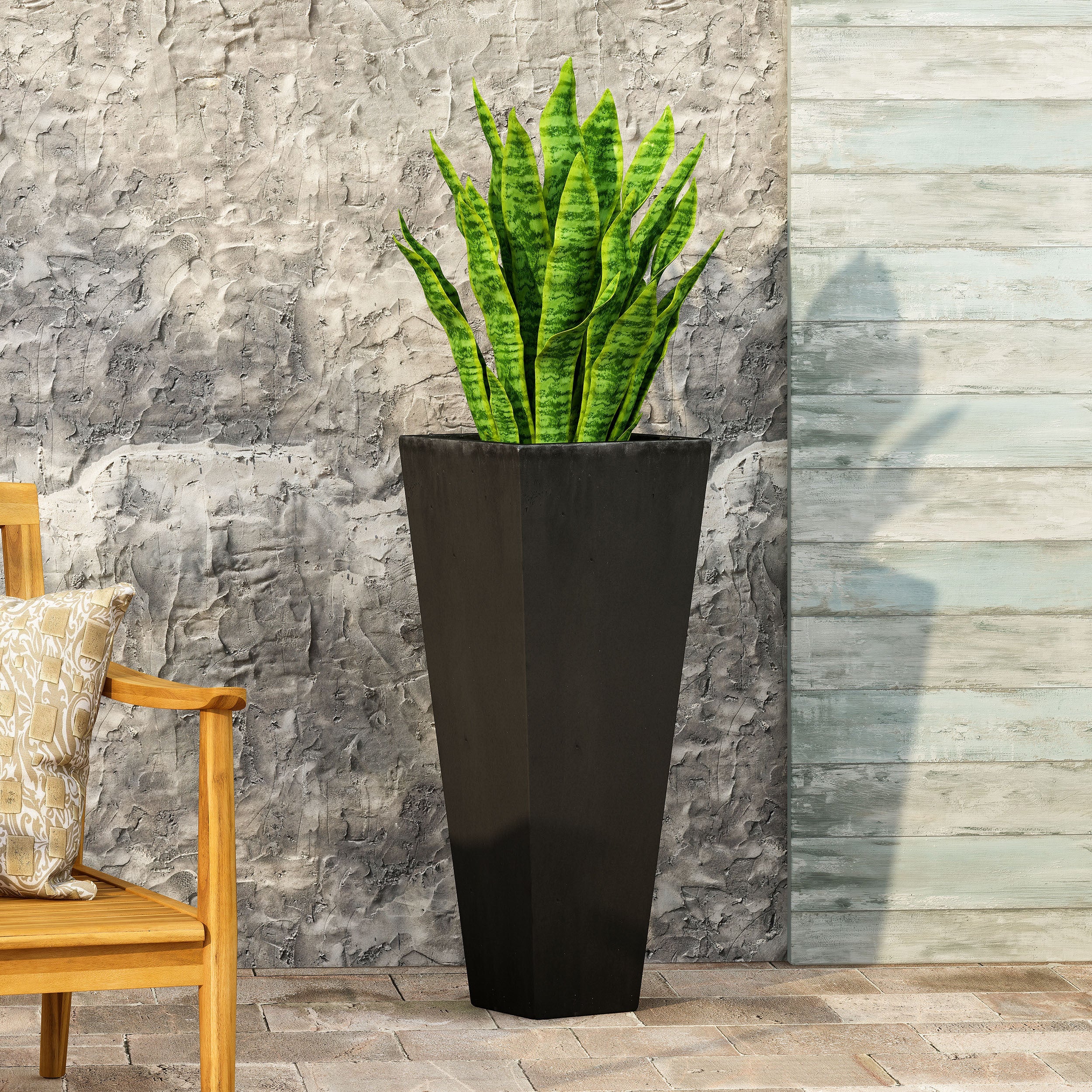 32.5' H Outdoor MGO Planter