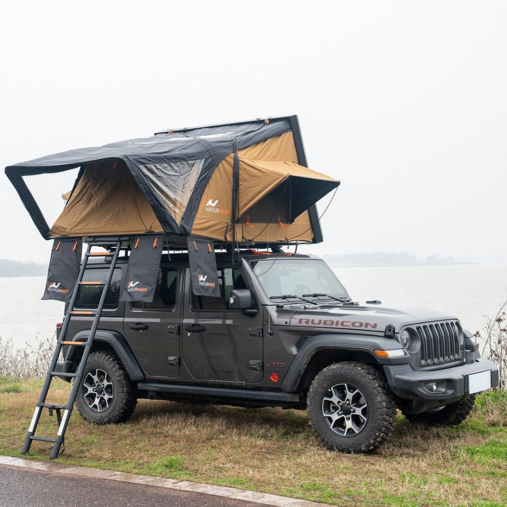 Naturnest Sirius 2 Premium 2XL 3-Person Clamshell Roof Top Tent (SAK91382)
