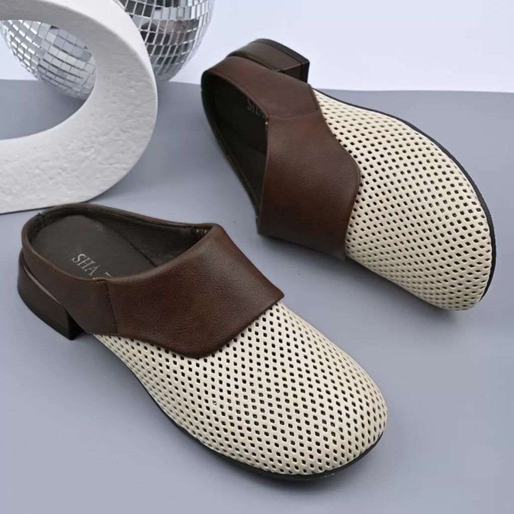 Round Toe Block Heels Sandals