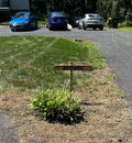 Cedar arrow. Reflective letters