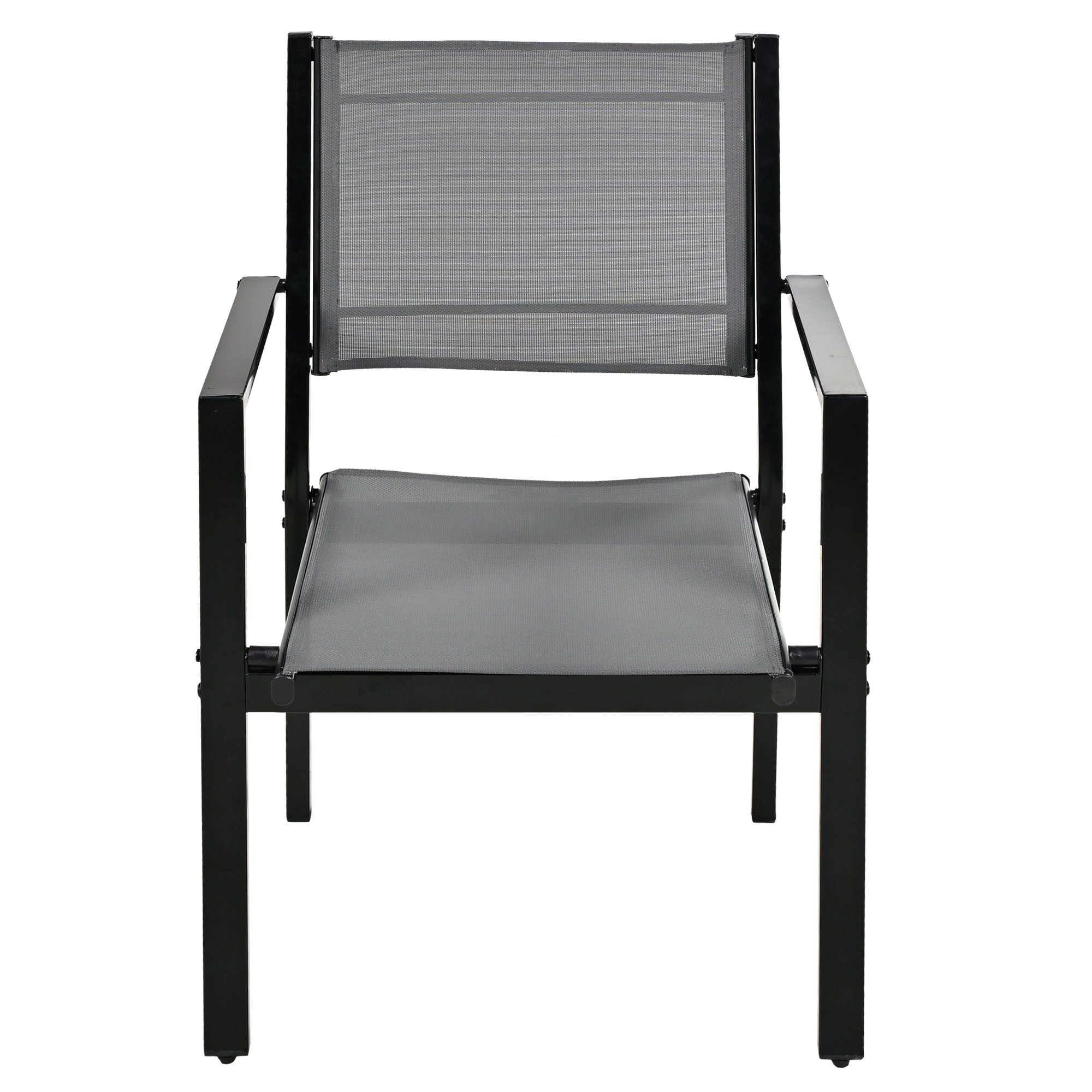 U-Style High-quality Steel Outdoor Table and Chair Set, Suitable for Patio, Balcony, Backyard.