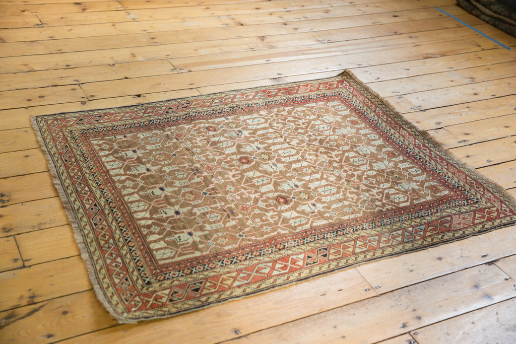 3.5x4.5 Antique Caucasian Rug