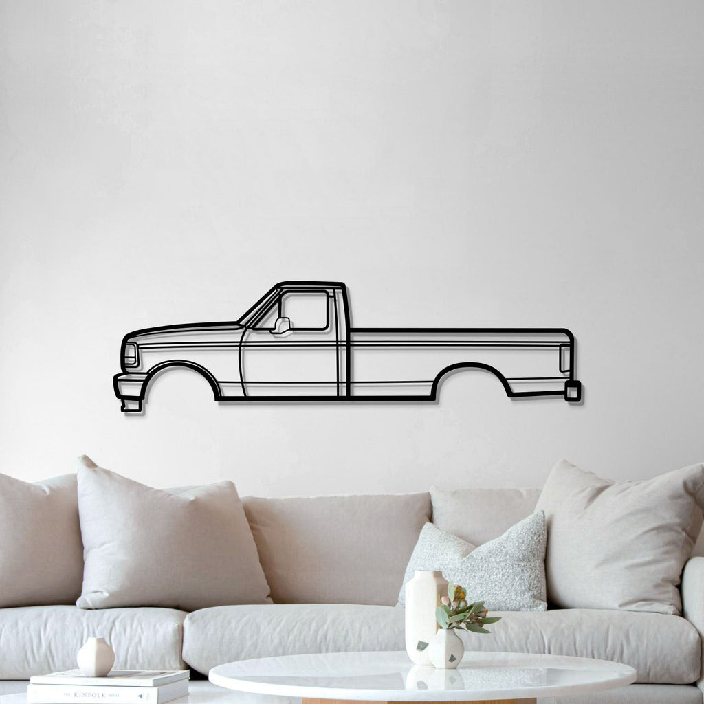 1993 F-150 9th Gen Metal Car Wall Art - MT0243