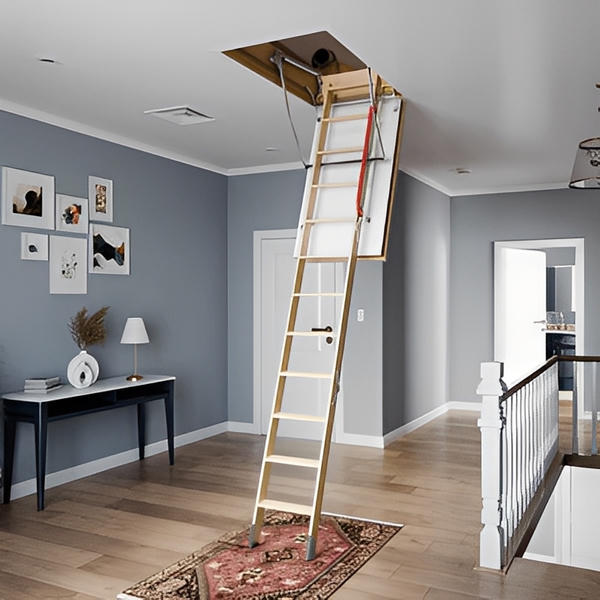 LWF60 Fire Rated Insulated Wood Attic Ladder - All Sizes