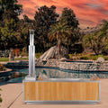 SAUNA EVOLUTION® Outdoor Red Cedar Wooden Hot Tub