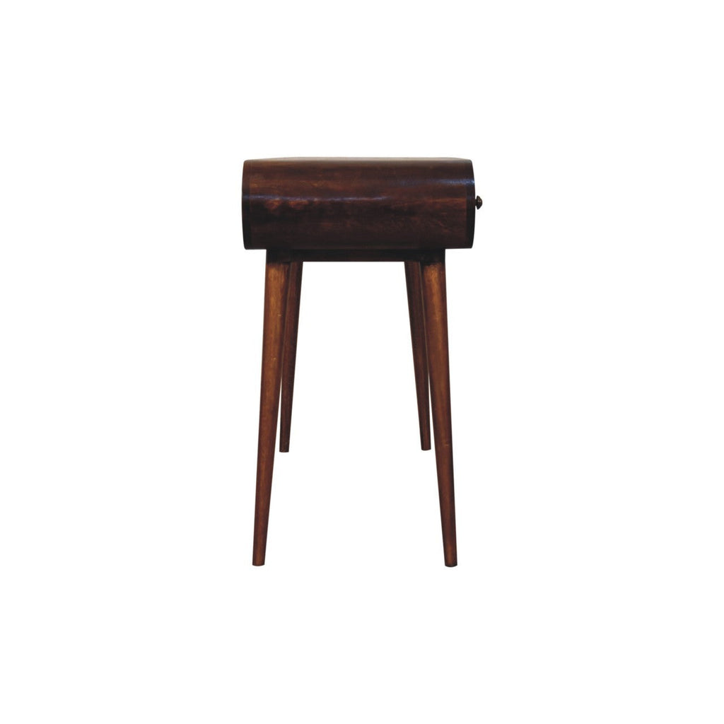Solid Wood Chestnut London Arch Writing Desk
