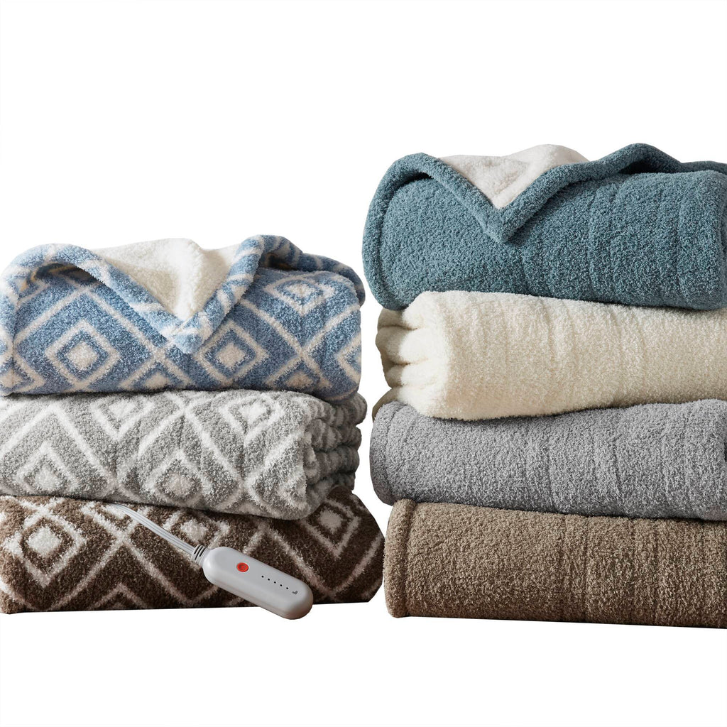 1 PCS 50x60' Dream Soft Heated Throw Ivory