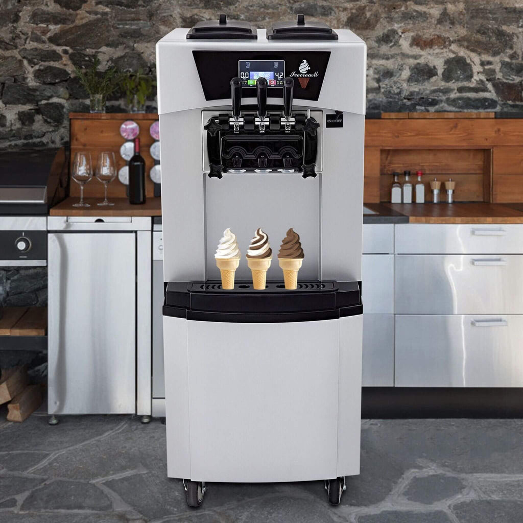 20-30L/H 2450W Commercial Soft Serve Ice Cream Machine Maker (SAK17494)