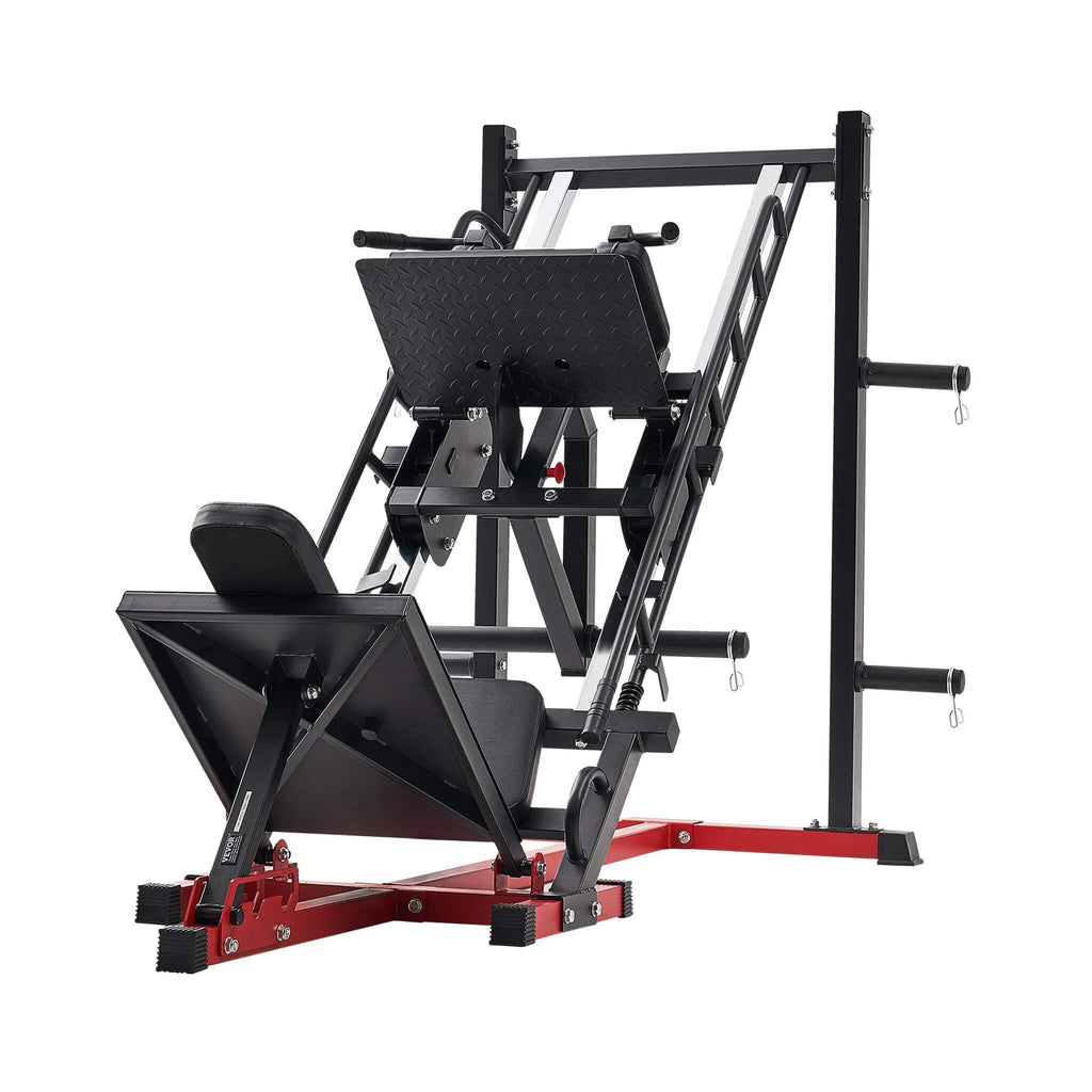 2000LBS Adjustable Leg Press And Hack Squat Machine For Home Gym Workouts (SAK53148)