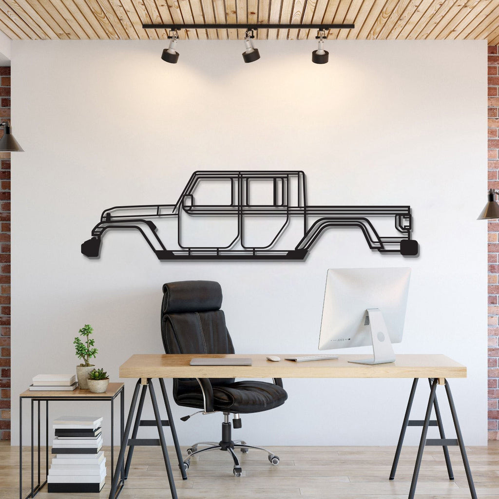 2020 Gladiator JT Metal Car Wall Art  - MT0708