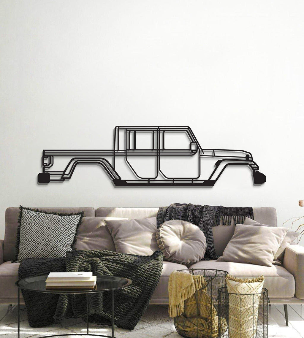 2020 Gladiator JT Metal Car Wall Art  - MT0708