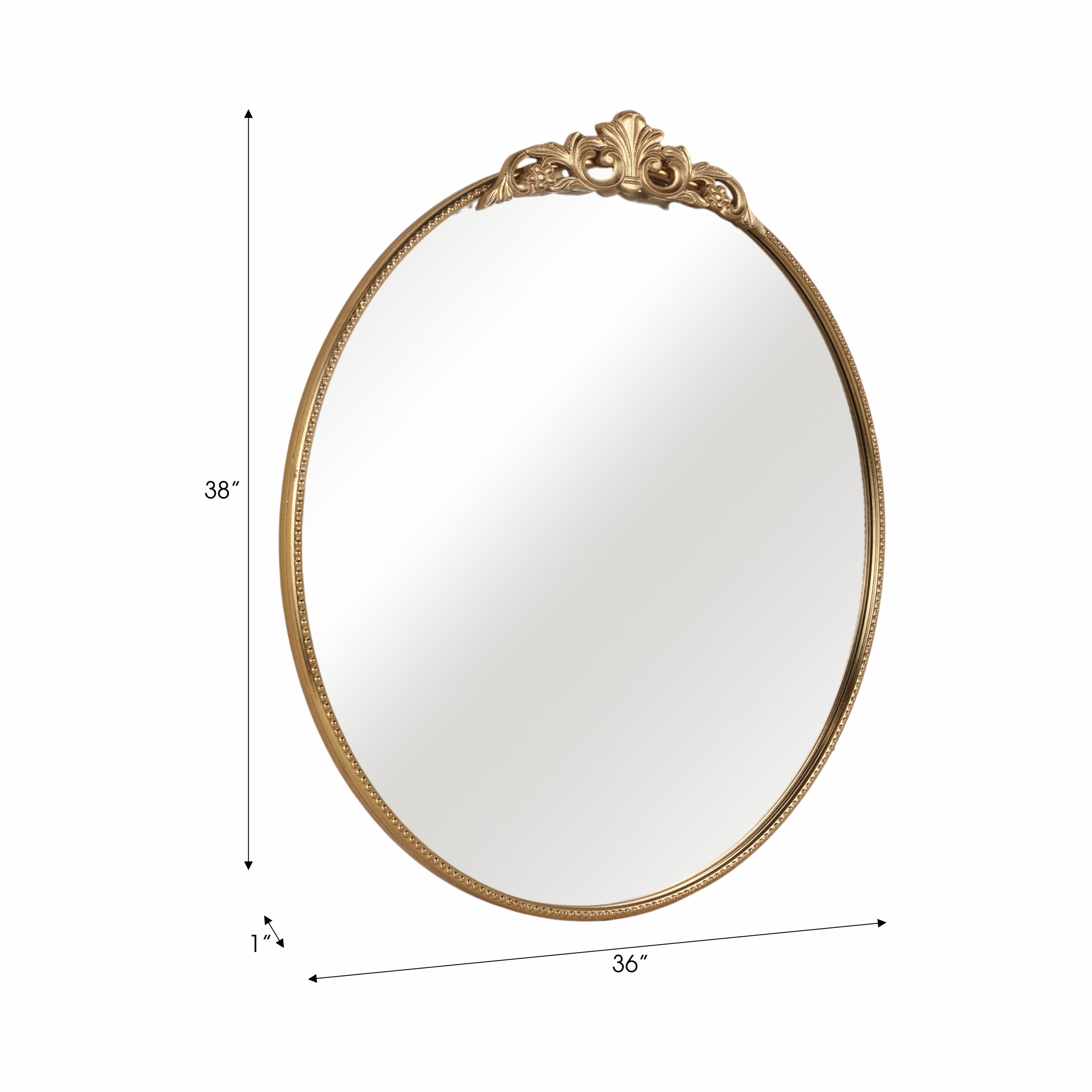 HRH Oval Wall Mirror