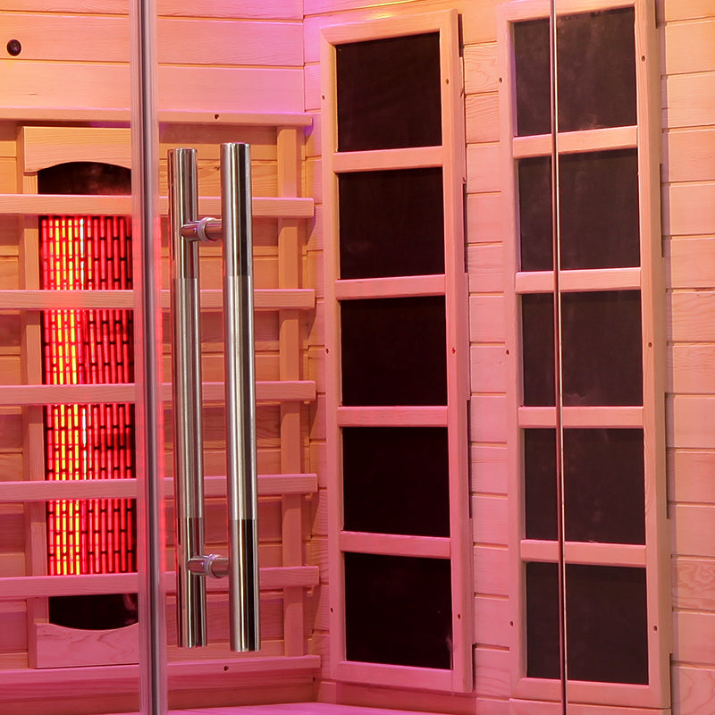 SAUNA EVOLUTION®  Full Spectrum Indoor Solid Wood Sauna Far Infrared 11