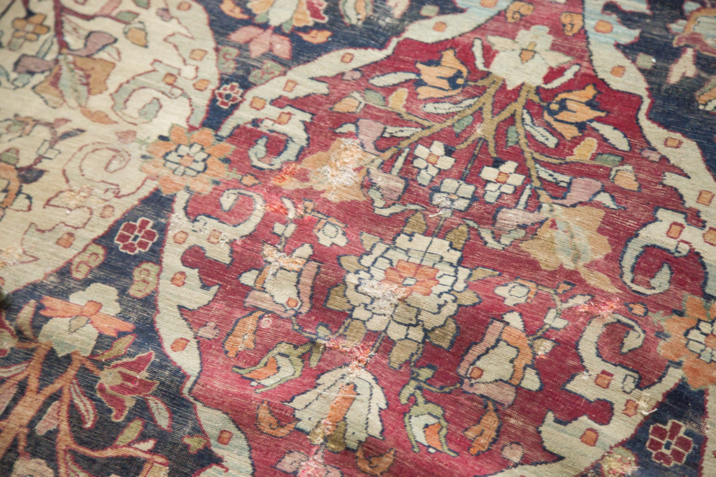 8.5x12 Unusual Antique Lavar Kerman Carpet