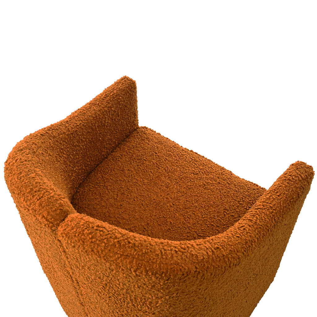 Mirod Stylish Curved Design, Comforting Embrace, Versatile Aesthetic, Dual Purpose Decorative Accent Chair, for Living room,Bedroom and study