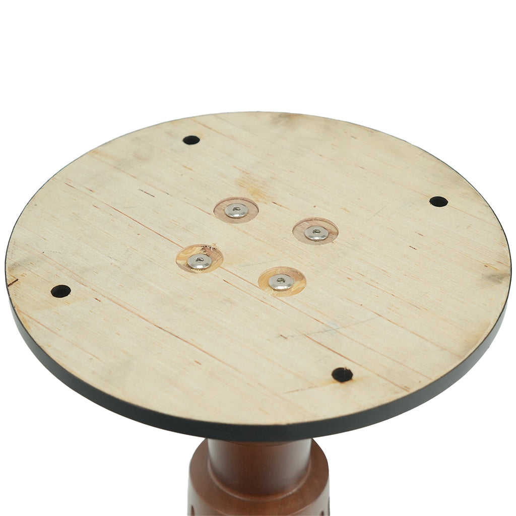 Modern Square Dining Table, 33.5' Tempered Glass Table with Wooden Leg & Gold Base, 2 - Person Kitchen Table for Small Space, 150lbs Weight Capacity(Only the Negotiation Table)