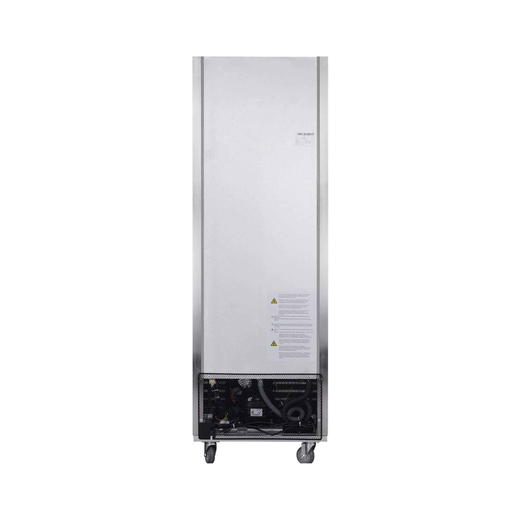 27-Inch 8.7 Cu.Ft Commercial Upright Stainless Steel Reach-In Freezer (SAK43815)