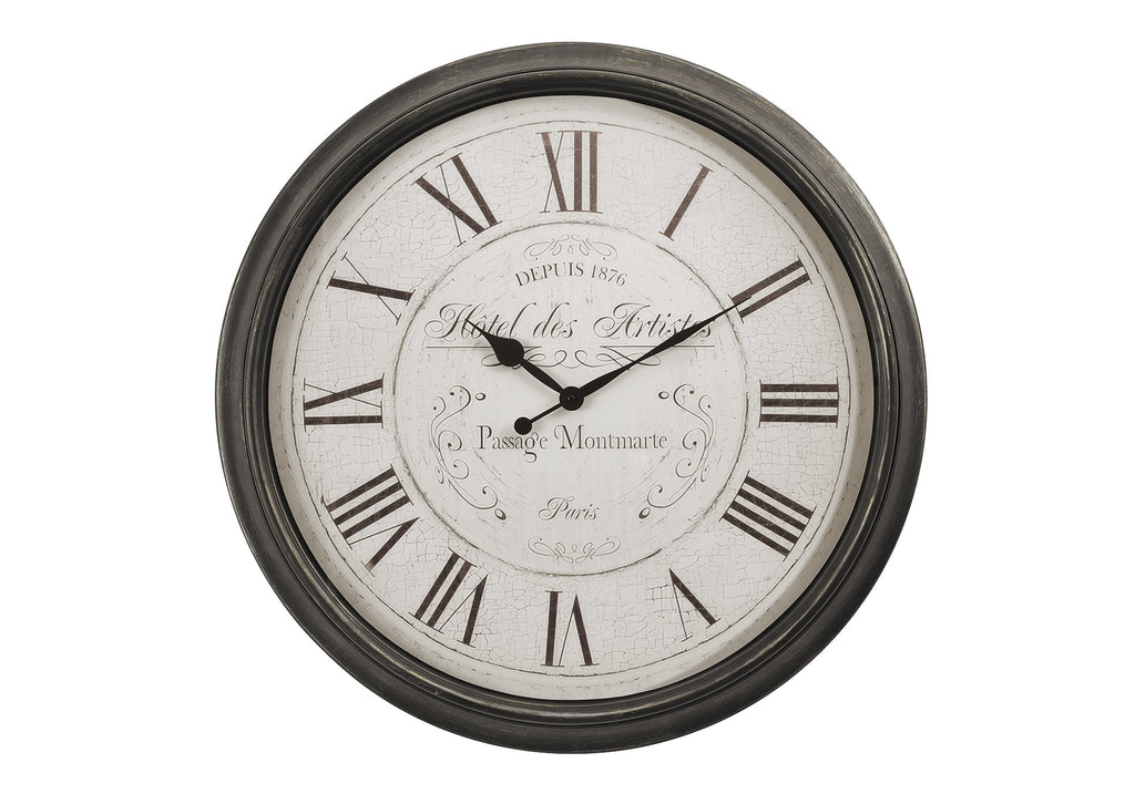 Clocks, 30' Round, Large Oversized, Wall Clock, Brown, Transitional