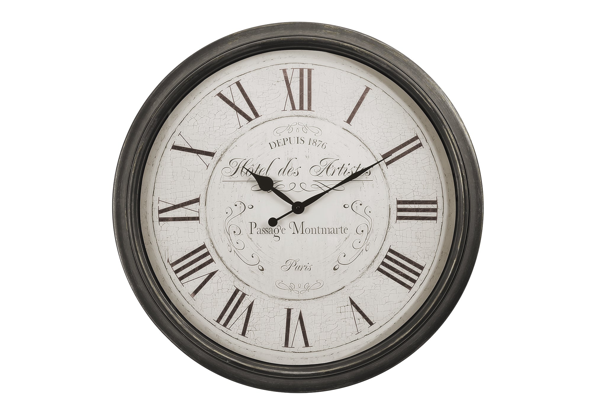 Clocks, 30' Round, Large Oversized, Wall Clock, Brown, Transitional