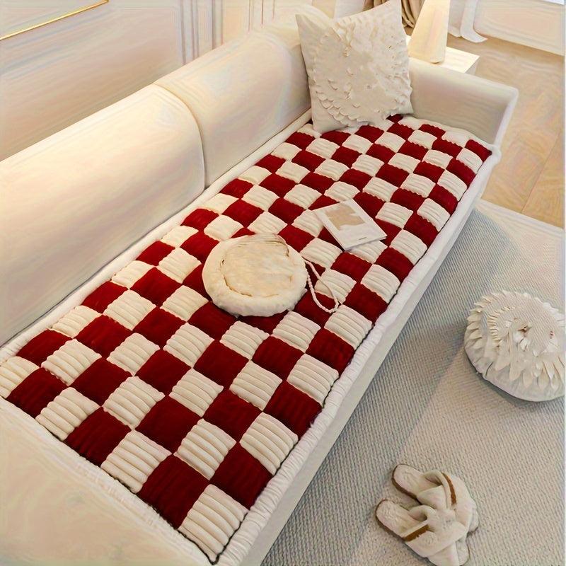 Modular Sofa Cover – Nordic Style Winter Plush Slipcover