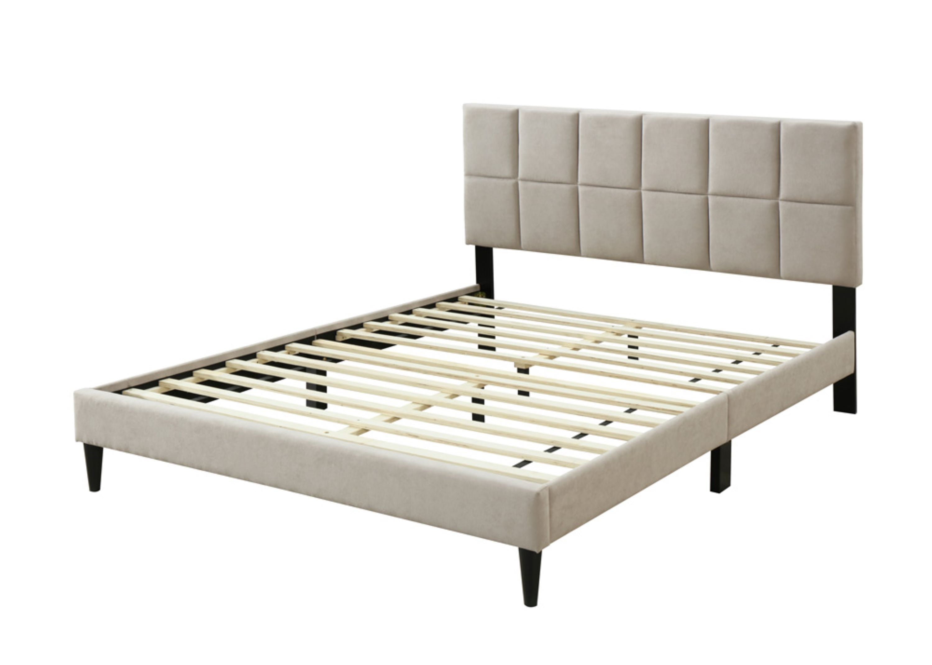 Full Sized Squares Bed in a Box w/ USB