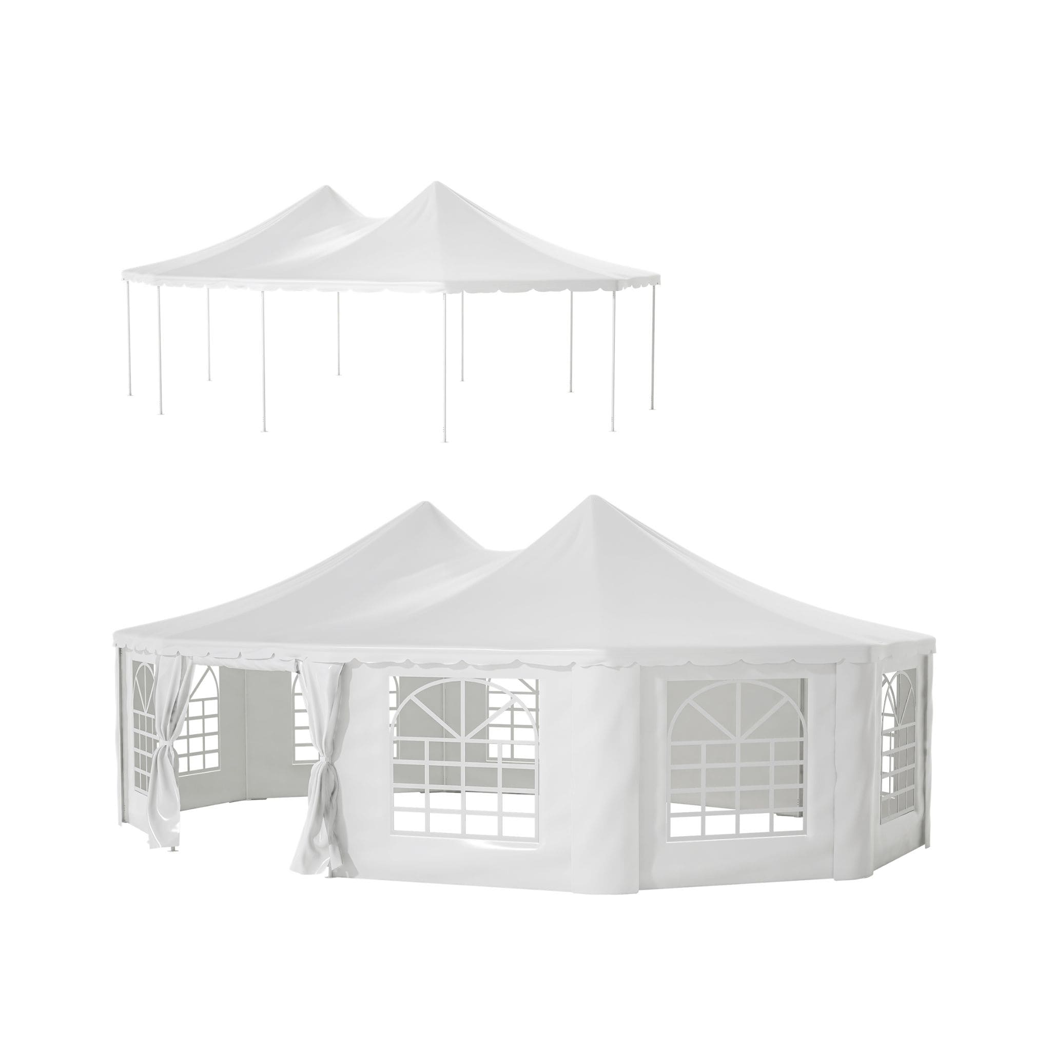 [29X21FT] Extra Large Heavy-Duty Outdoor Waterproof Party, Wedding Tent With Steel Frame (SAK53821)