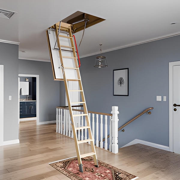 LWF60 Fire Rated Insulated Wood Attic Ladder - All Sizes