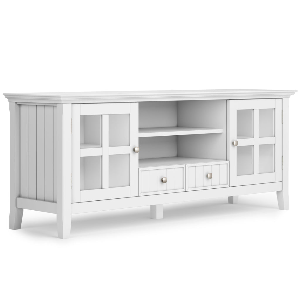 Acadian - 60' TV Media Stand - White