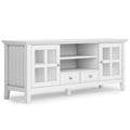 Acadian - 60' TV Media Stand - White