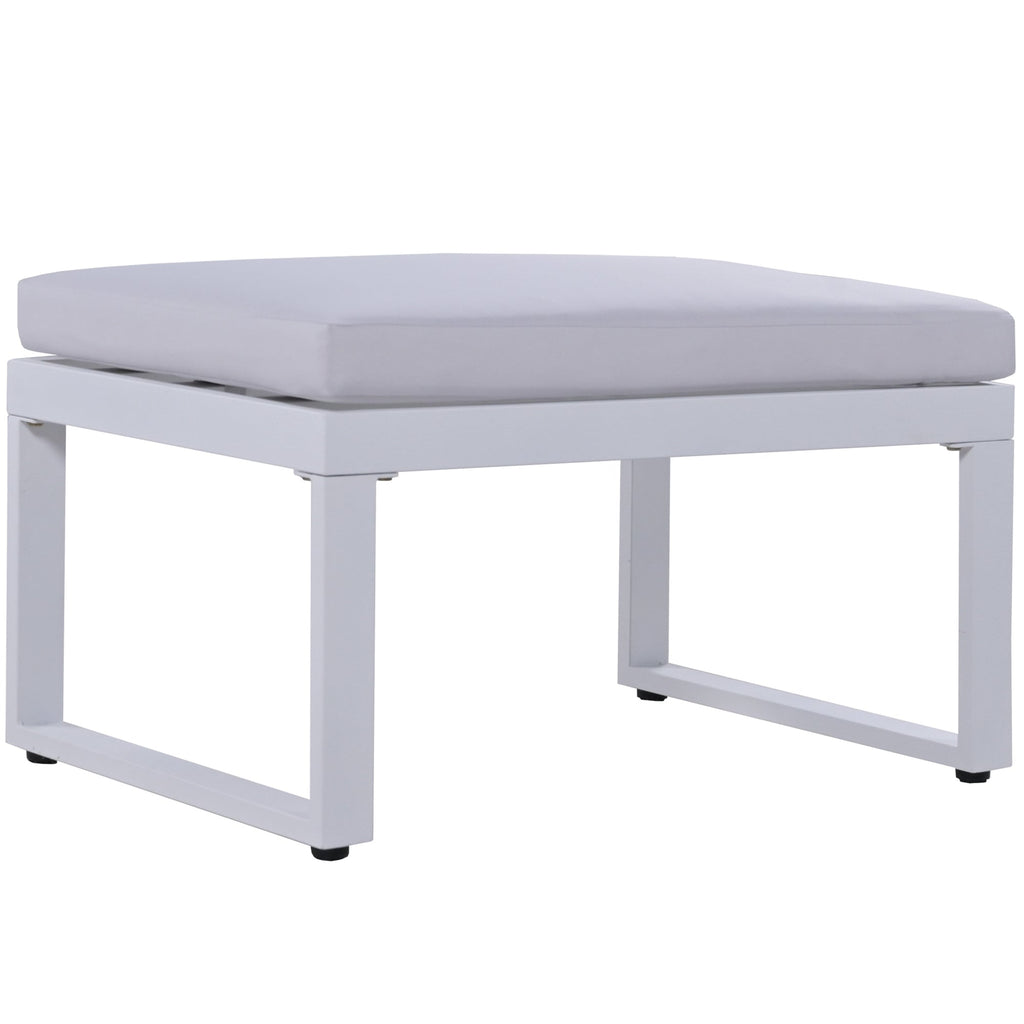 [Not allowed to sell to Wayfair]U_Style Industrial Style Outdoor Sofa Combination Set With 2 Love Sofa,1 Single Sofa,1 Table,2 Bench