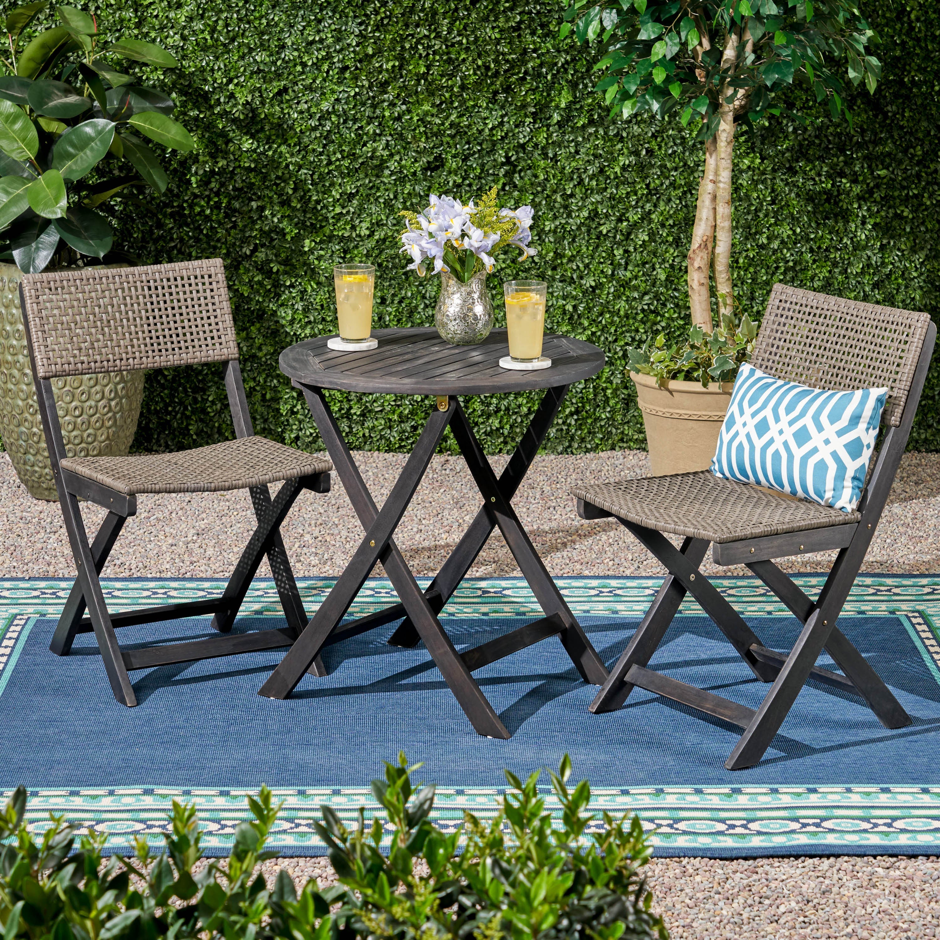 HILLSIDE BISTRO SET,2 Chairs+1 Table