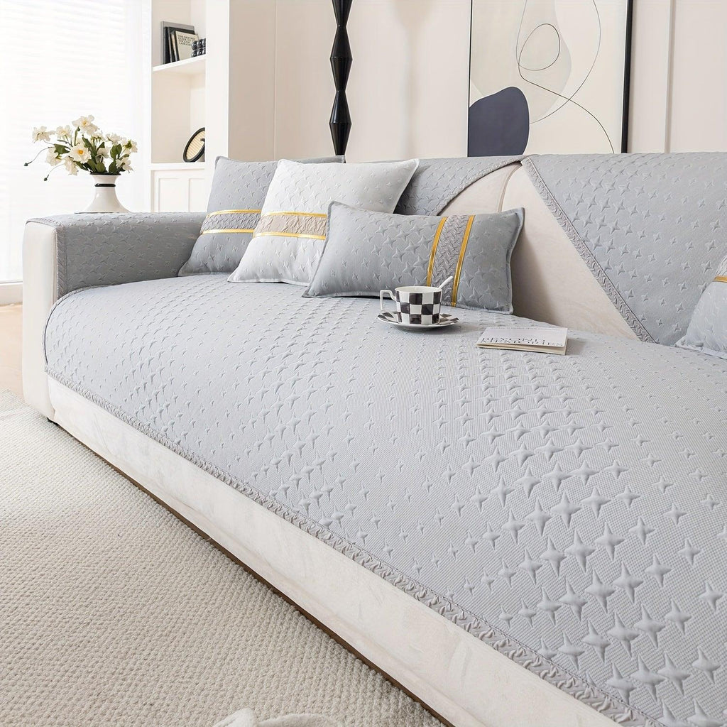 Summer Cooling Silk Non-slip Sofa Cover- Couch Cover for Dogs